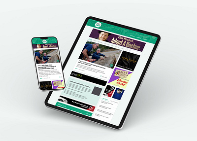 News Blog Design blog branding design news responsive ui website