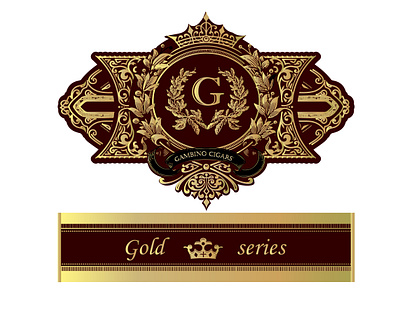GAMBINO PRIMIUM CIGAR branding cigarbrands cigarlabel graphic design logo vector