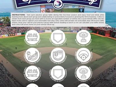 Partner Retreat Activity Sheet activity sheet baseball design game typography vector