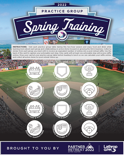 Partner Retreat Activity Sheet activity sheet baseball design game typography vector