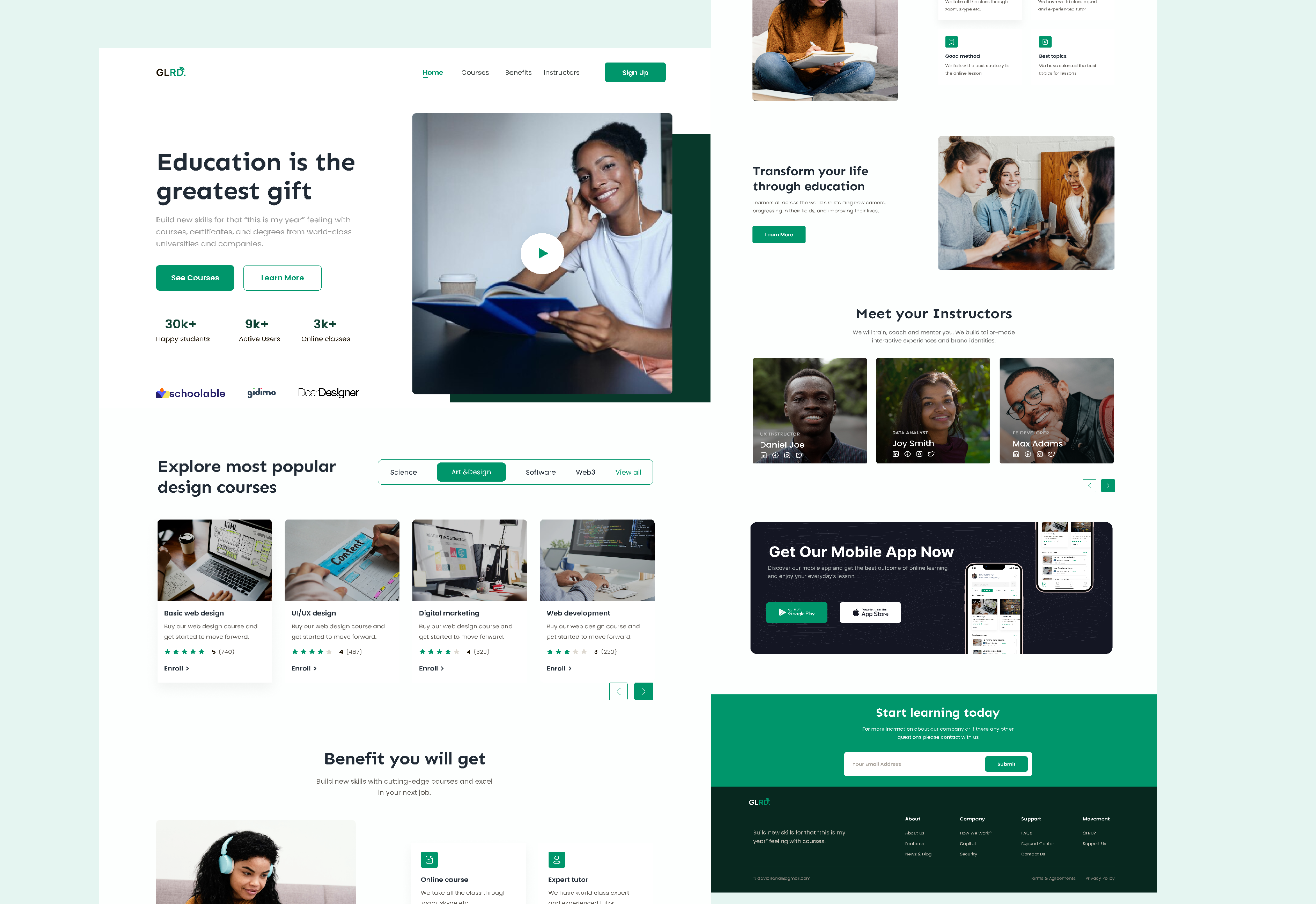 Example of Website Design