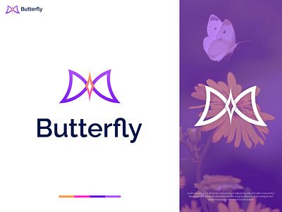 Butterfly Logo app icon brand brand identity brand identity design branding business logo butterfly butterfly logo company logo creative logo fly logo gradient logo graphic design identity logo logo design logo designer logodesign logos modern logo