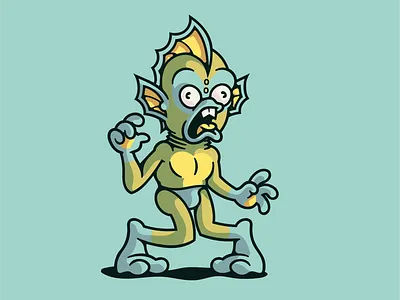 Monster Mascot #1 'Fishthing'