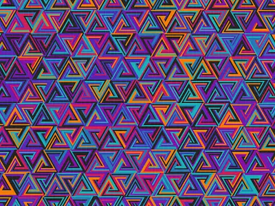 Penrose digital art estampa generative geometric illusion pattern pattern design vector