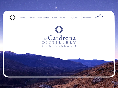 The Cardrona 2022 design inspiration landing page ui ui ux uiux design web design website design