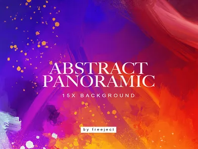 Free Download Abstract Panoramic Paint Background abstract background design illustration paint painting texture trendy wallpaper