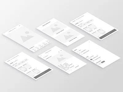 Mobile app wireframes android app branding design ios mobile app ui ux wireframes