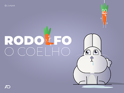 Rodolfo The rabbit 2d bunny cartoon character character design coelho cute design drawing illustration ilustrator personagem rabbit