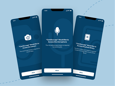 Permission Screens app mobile mobile app permission permission screen ui ui design