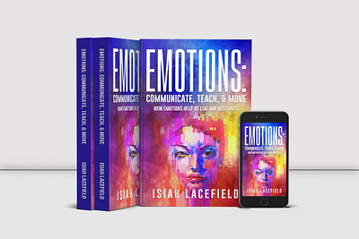 Emotions Book Cover 3d book cover book cover design books branding design ebook cover graphic design illustration kindlecover logo ui