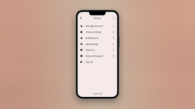 Settings screen app design branding figma illustration settings screen ui ux vector