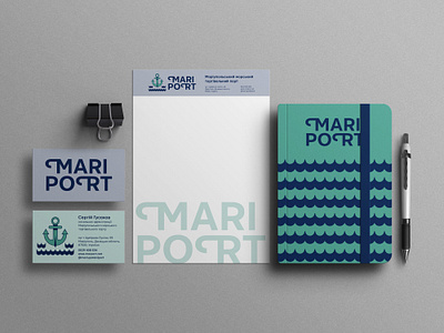 MARI PORT branding design graphic design logo typography