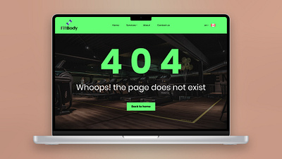 404 Page 404 page app design branding design figma illustration logo ui ux web design