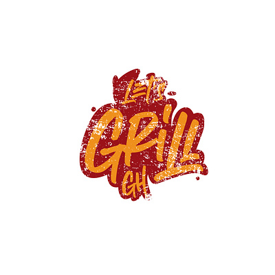 Let's Grill Gh branding daily logo graphic design logo logo design