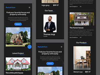 RumahUlun - Responsive Design design homepage landingpage real estate real estate design responsive design ui ux web design website