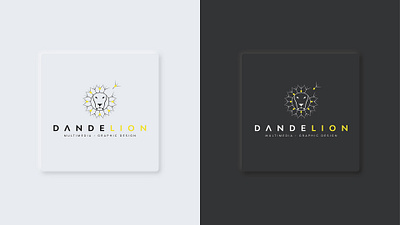 Dandelion logo branding design graphic design illustration logo