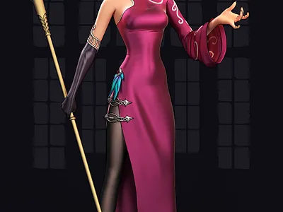 Cinder Fall — Fan Art 3d fan art illustration