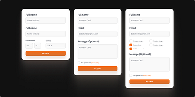 Forms variation ui ux