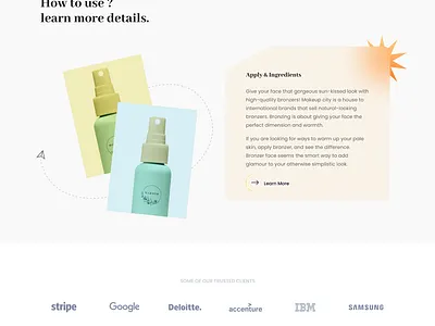 Cosmetics web design 3d cosmetic web design shopify ui