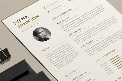 Free Resume Template clean cover letter cv design cv template design doc e learning ecommerceweb education platform illustration modern design online course website professionally resume resume design resume template student study web website design