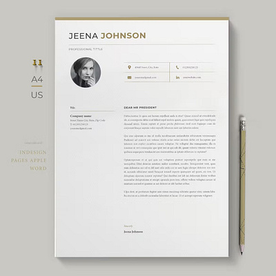 Free Resume Template clean cover letter cv design cv template design doc e learning ecommerceweb education platform illustration modern design online course website professionally resume resume design resume template student study web website design