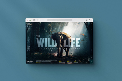 World Life Hero Landing Page Website ads bashar billah branding design graphic design hero image landing page ui ui ux web design website banner website design