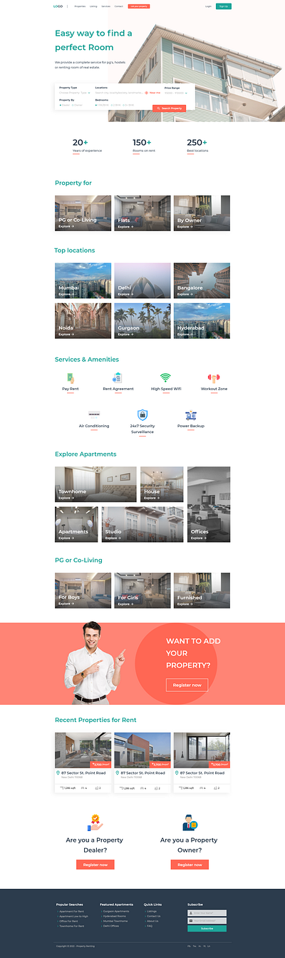Property / Room Renting UiUx design ui uiux ux