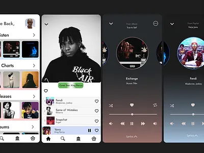 ux/ui streaming service app design app design graphic design ui ux