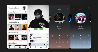 ux/ui streaming service app design app design graphic design ui ux