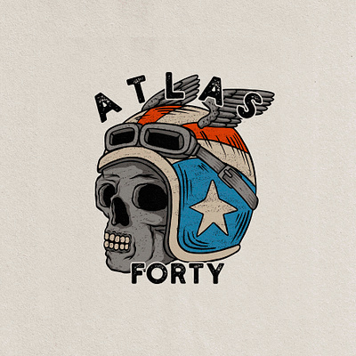 Atlas Forty 3d animation art badge badge logo branding design graphic design illustration illustrator logo motion graphics tropical ui vector