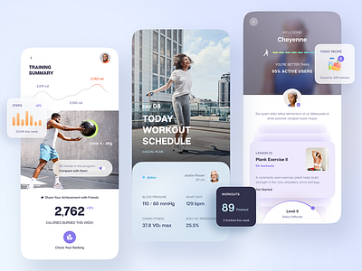 Fitness Training Mobile App fitness fitness training gym gym fitness training app traning