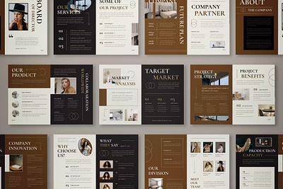 Free Beige Minimalist Company Profile Book book business company company profile corporate creative design facing facing pages marketing minimalist pages print print design print template profile project project proposal pubric strategy
