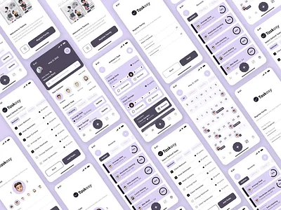 Chore Tracking Challenge children chores clean daily itinerary management minimal mobile mobile ui simple task ui ui design ux