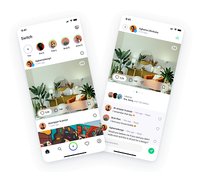 Homescreen for switch app app design figma switch ui ui design
