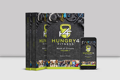 Hungry4 Fitness book cover book cover design books branding design ebook cover illustration kindlecover logo ui