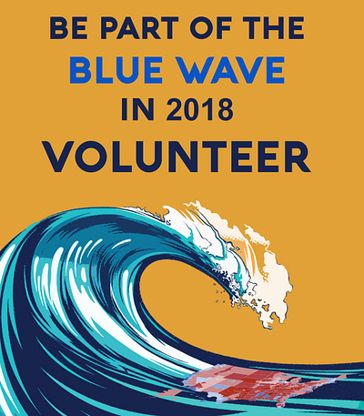 Blue Wave design graphic design