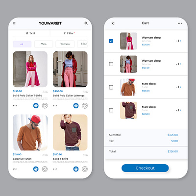 Augmented reality app to try new clothing's on and buy it animation branding business design illustration logo typography ui ux vector