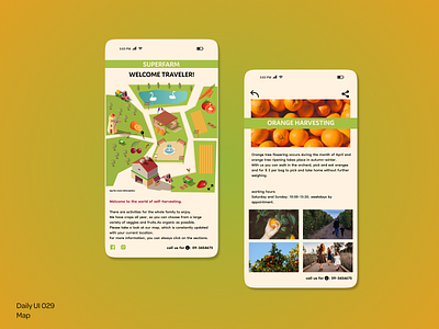 Daily UI - 029 app dailyui 029 design farm graphic design illustration map ui