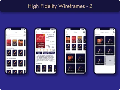 Lectio - E-Book Audiobook App - Case Study app application case study product design ui ux