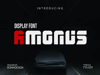 Amonus - Display Font app apps font branding display font font font awesome font design fonts game font logo logo font logotype modern font simple font stunning font type design typography unique font