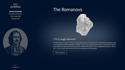 History of a rough branding card design diamond illustration logo ui ux