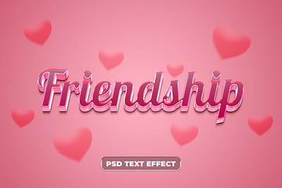 cute 3d pink text effect 3d background couple cute design effect effects font friends friendship graphic design lettering pink style sweet text text effect three dimensional type typeface