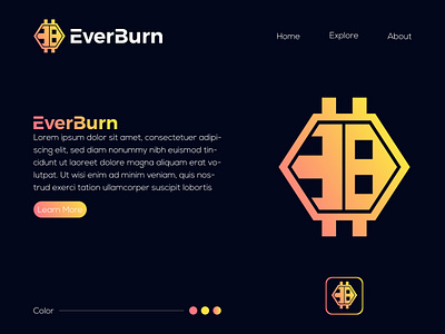 Cryptocurrency Logo Design Concept bitcoin blockchain brand identity branding business logo colorfull logo crypto crypto app icon crypto logo cryptocurrency logo currency currency logo eb logo finance lettermark logo logo design modern logo designer software logo token trading logo