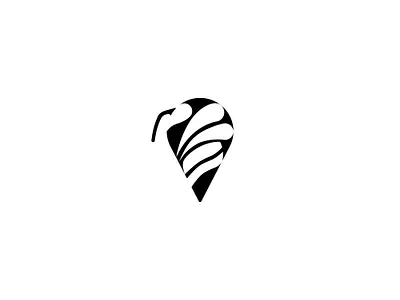 Wasp | Logomark artistic branding design graphic design location logo map minimal travelling wasp