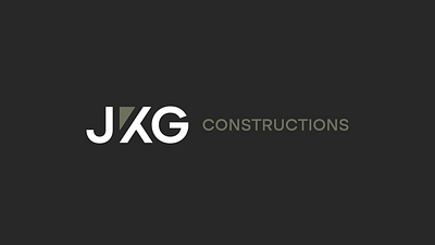 JKG Constructions branding design graphic design logo