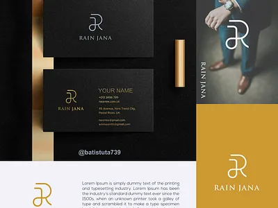 RJ logo concept app branding design icon illustration logo typography vector