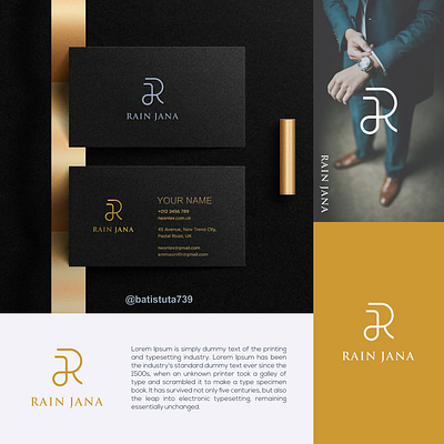 RJ logo concept app branding design icon illustration logo typography vector