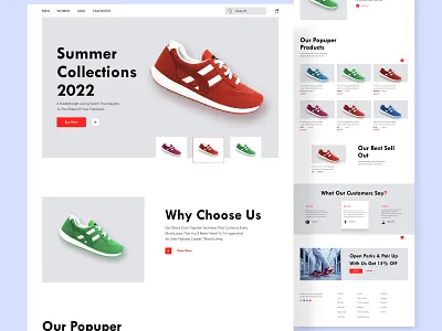 Shoes Website Landing page Design ecommerce footwear footwear web landing page design nike air nike shoes online shop shoes landing page shoes store shoes web shoes website ui ui design ux design web design website design