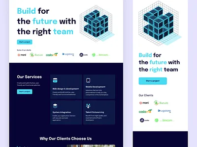 Veritashub's website landing page uidesign ux design website