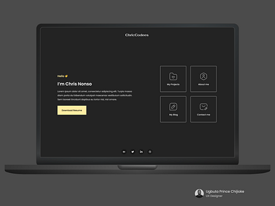 Frontend Developer Portfolio design portfolio ui ux web ui